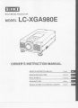 Icon of LC-XGA980UE Owners Manual